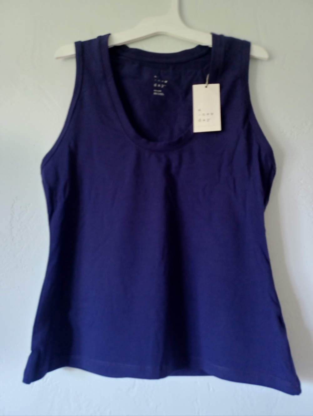 NWT A New Day Navy Sleeveless Scoop Neck Tank Top